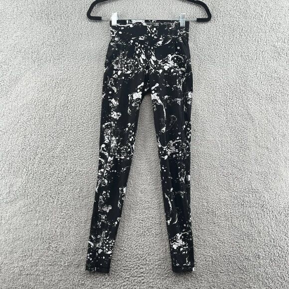 HPE Black Graffiti Workout Leggings Size XS - Picture 6 of 14